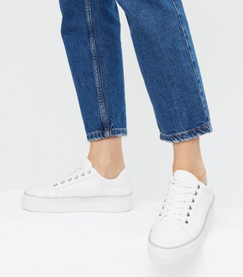 New look deals flatform trainers