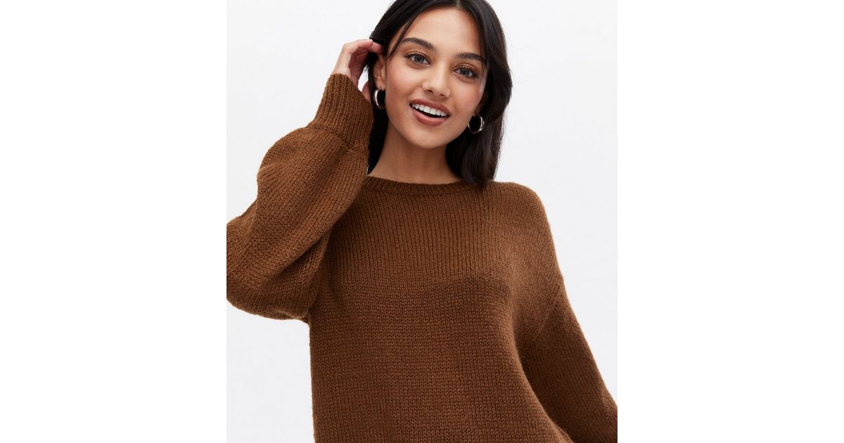 Rust Crew Neck Jumper | New Look