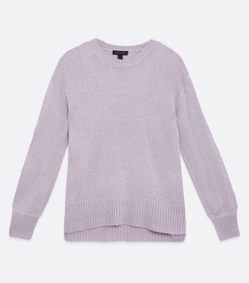 lilac crew neck jumper