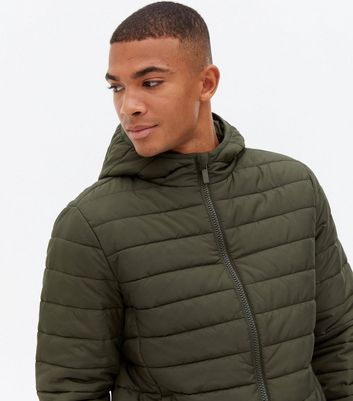 khaki sleeveless puffer jacket