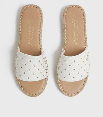 New look white espadrilles shops