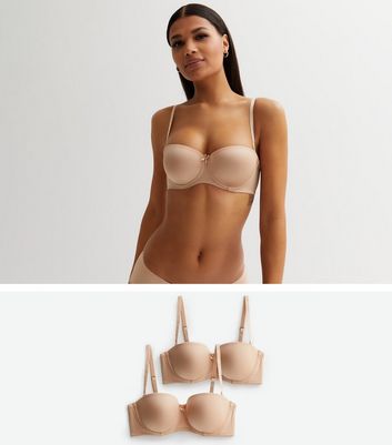 Buy Women's Styli Pack of 2 - Strapless Bra with Clear