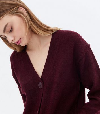 cardigan maroon