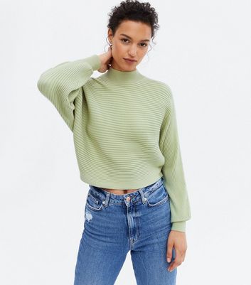 Lime green 2025 crop jumper