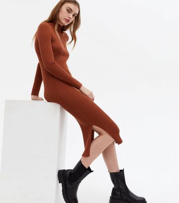 Monki ribbed outlet dress