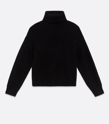 Black polo neck new look hotsell