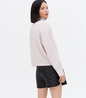 Click to view product details and reviews for Pink Roll Neck Jumper New Look.