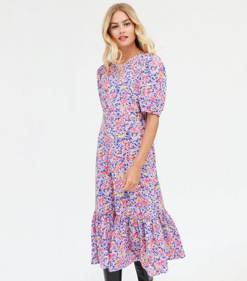 new look lilac floral dress