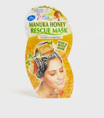 7th Heaven Haarmaske Mit Manuka-Honig & Kokosöl – Reparaturkur Für Geschädigte Haare & Wurzeln, 4 Stück