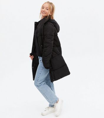 black puffa coat ladies