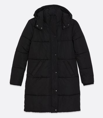 black hooded winter jacket