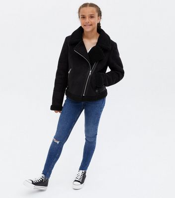 girls aviator jacket