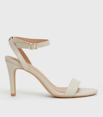 new look off white sandals