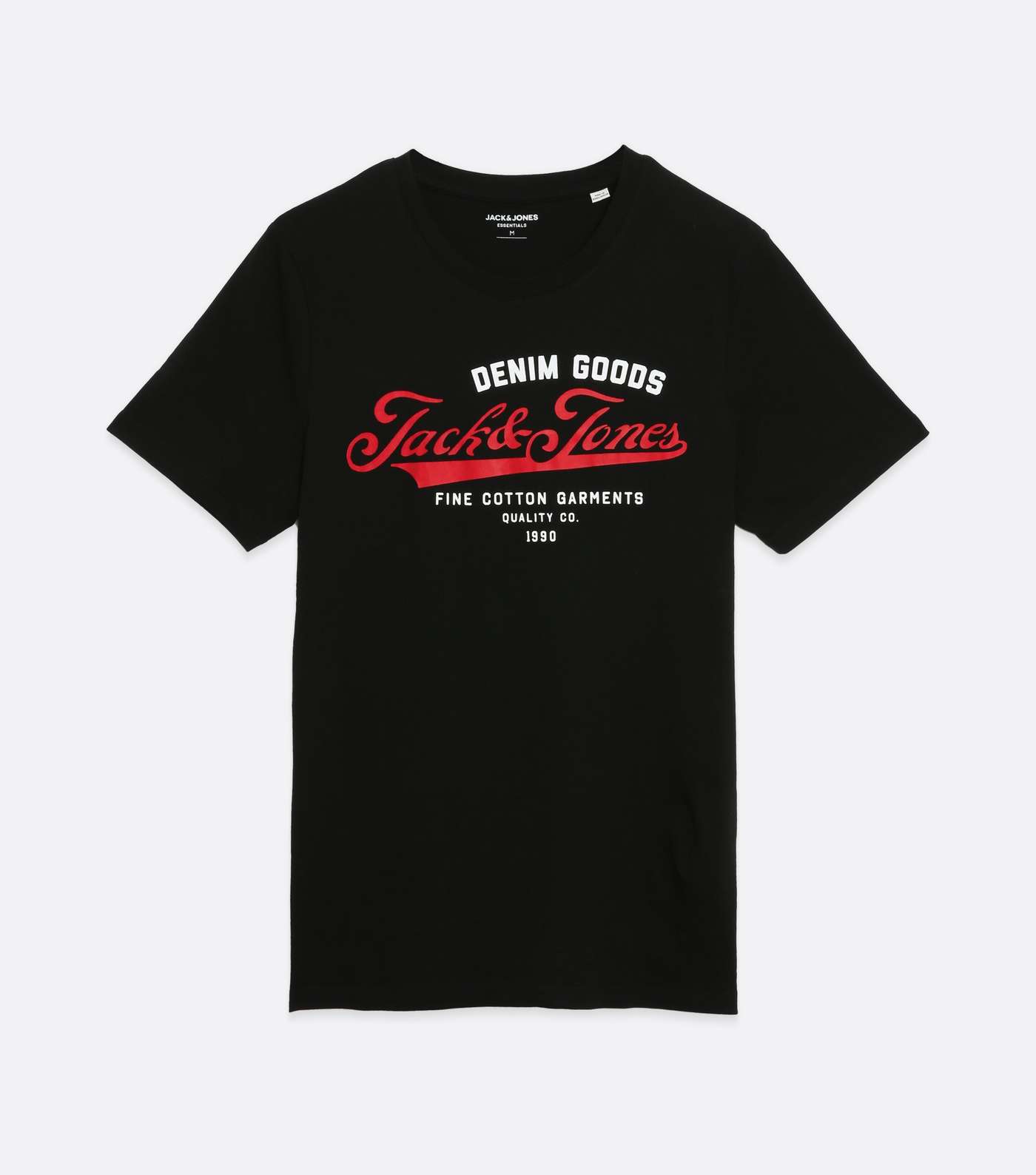 Jack & Jones Black Short Sleeve Logo T-Shirt  Image 5