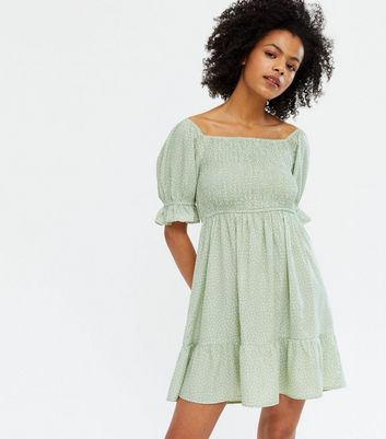 New look green fashion spot dress