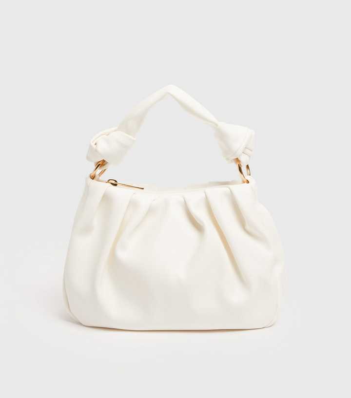 White Knot Cross Body Bag