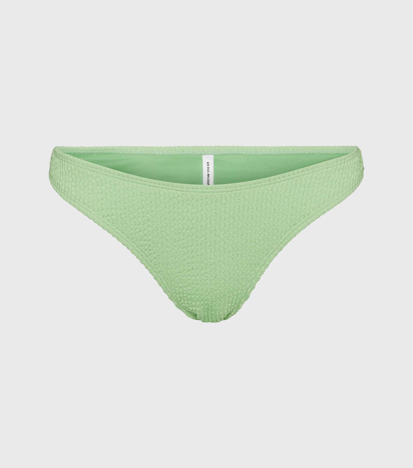 Vero Moda Light Green Textured Bikini Bottoms