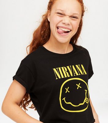 nirvana t shirt girl