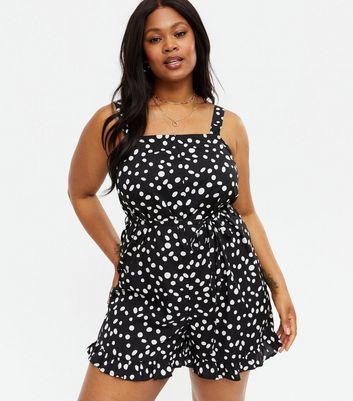 Black spot cheap playsuit