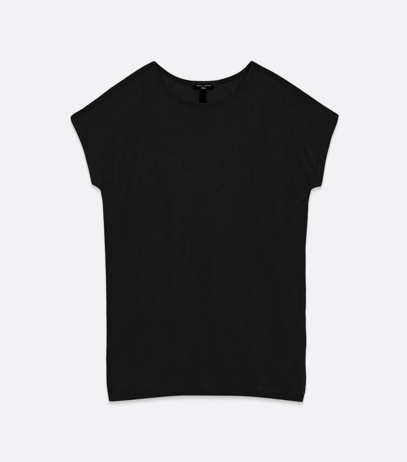 Tall Black Long T-Shirt  Image 5