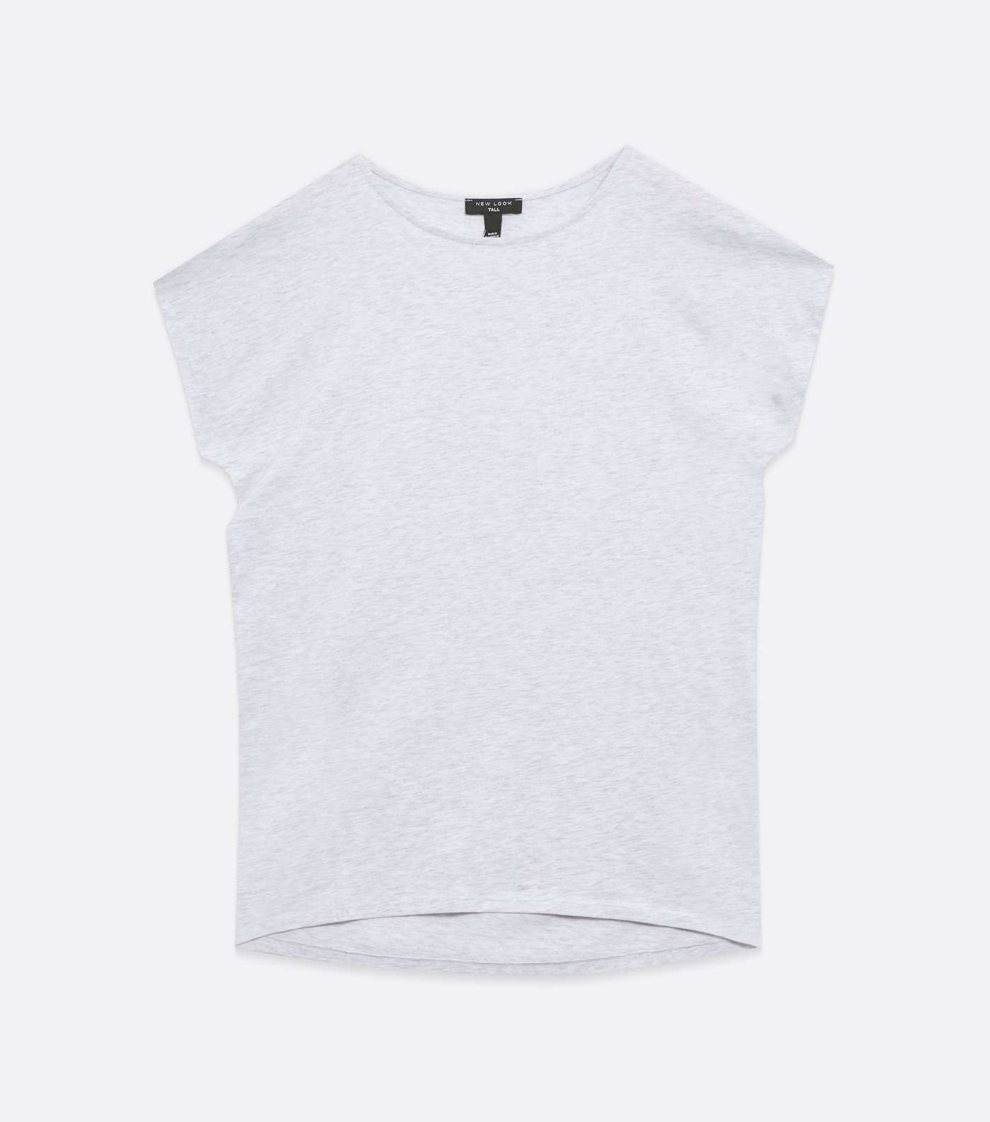 Tall Pale Grey Long T-Shirt Image 5
