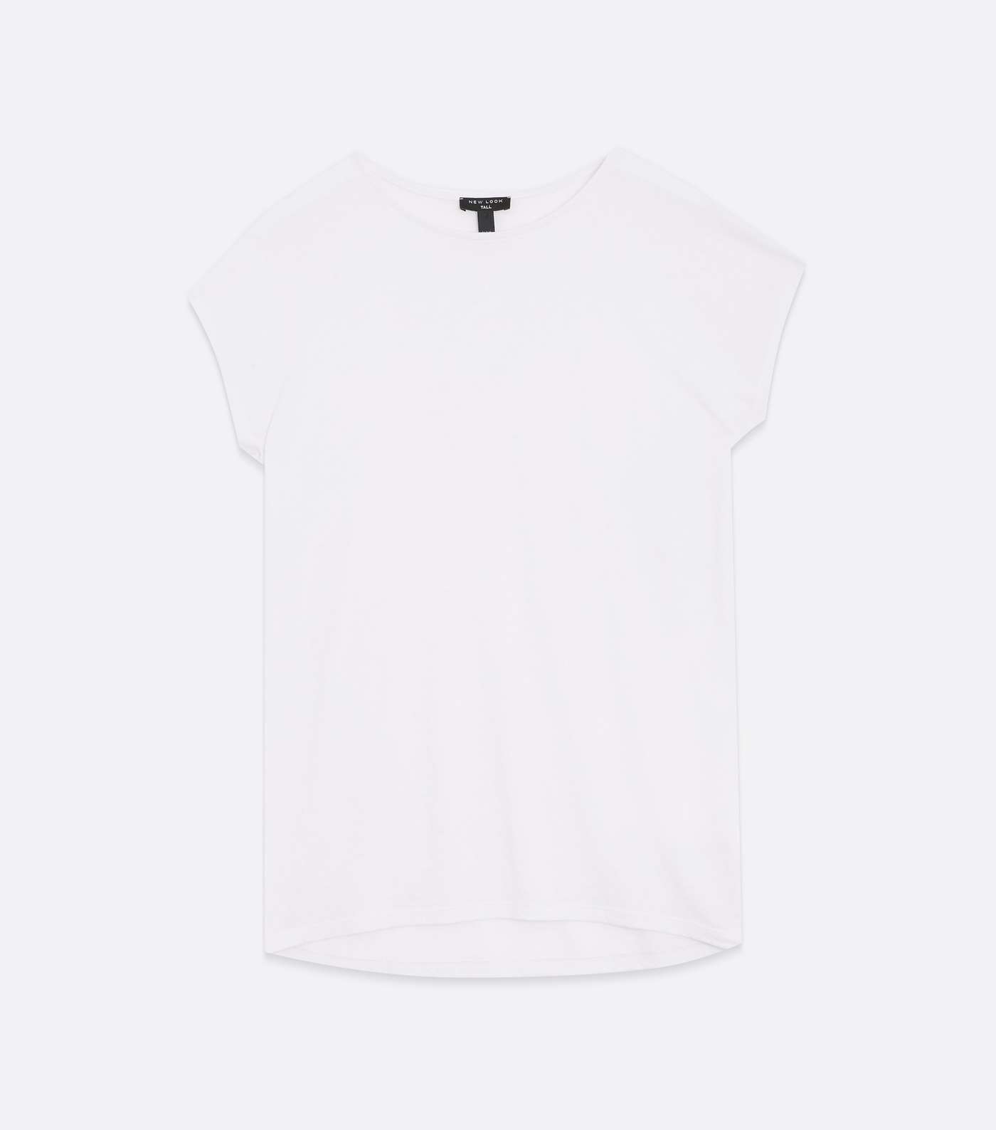 Tall White Long T-Shirt  Image 5