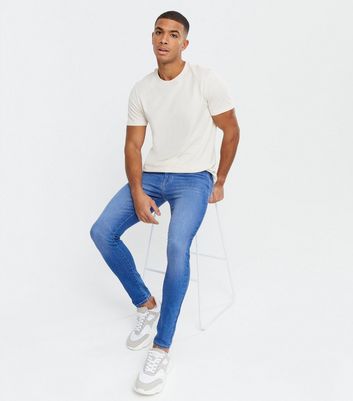 jeans men light blue