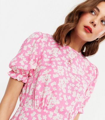 Miss selfridge clearance pink floral dress