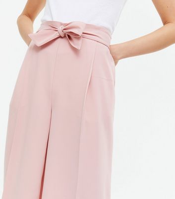 Pale pink sale cropped trousers