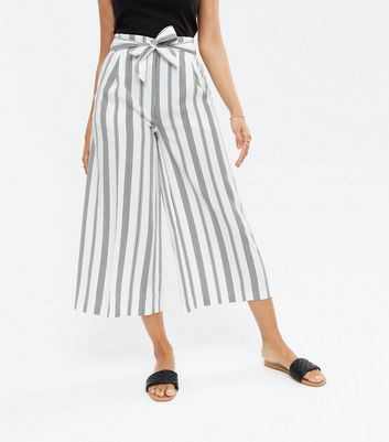 striped tie pants