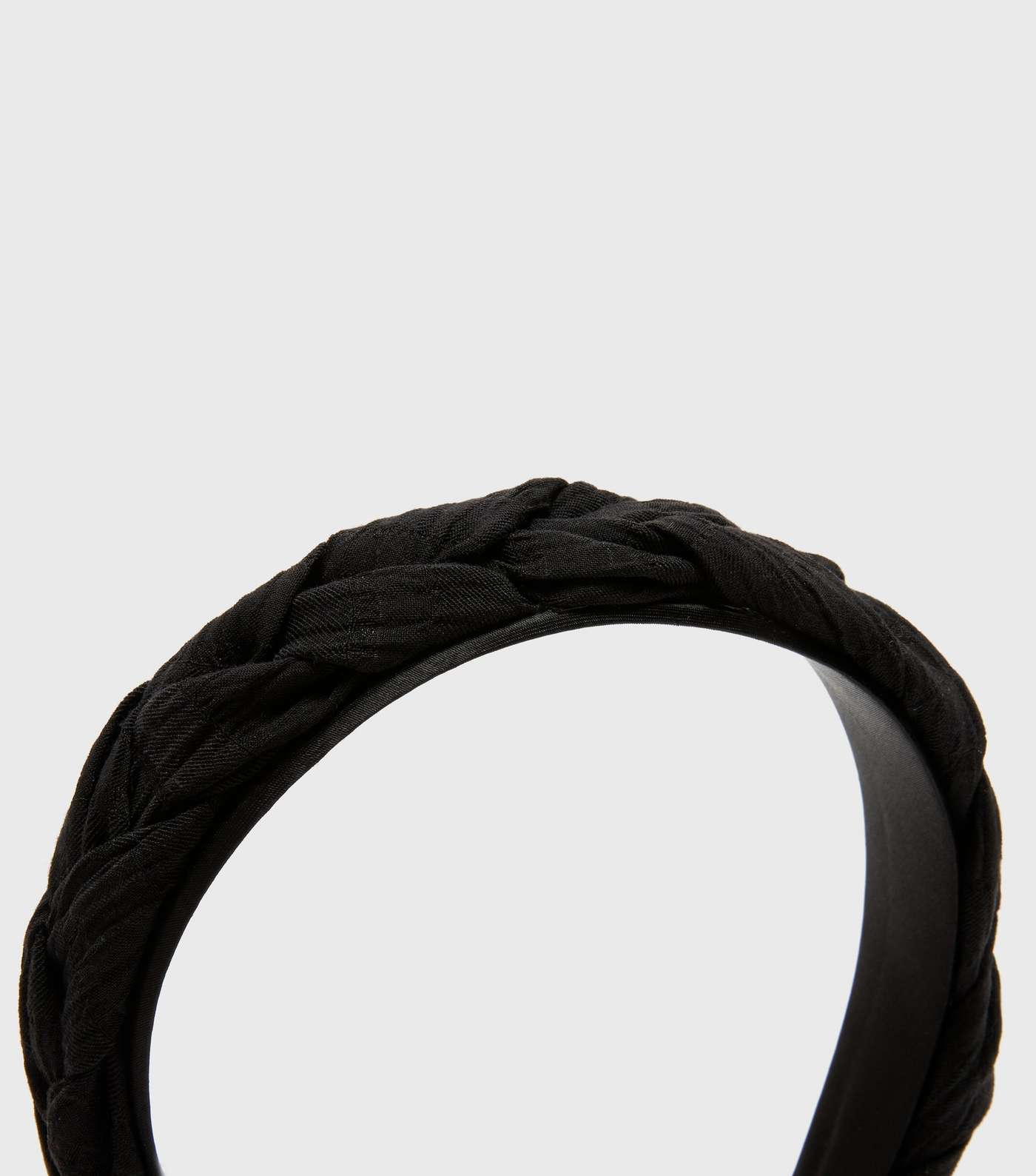 Black Plaited Headband Image 2