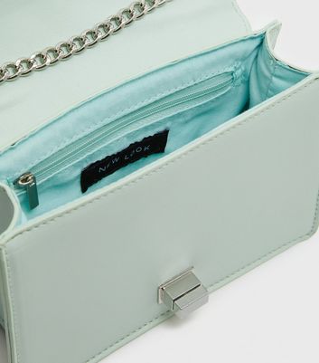 Teal clutch bag deals new look