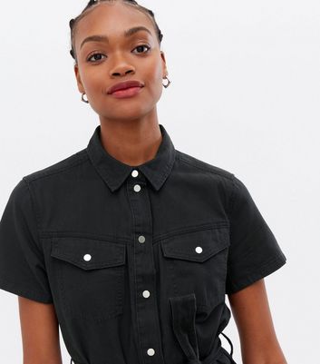 Curves Black Denim Jacket | New Look