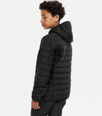 boys black parka jacket