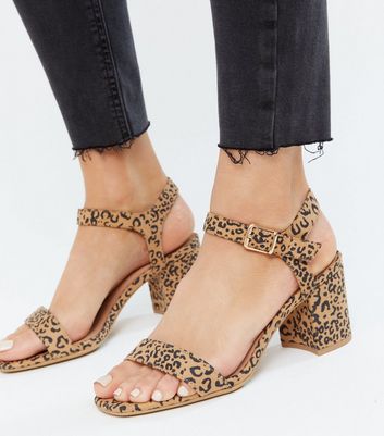 new look leopard print shoes