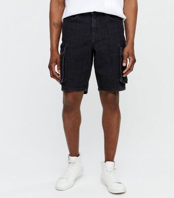 new look mens jean shorts