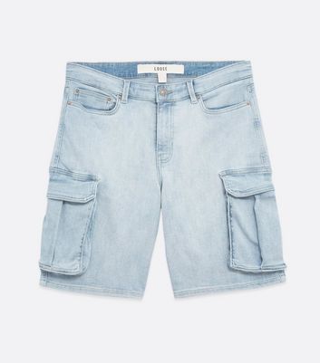 blue denim shorts
