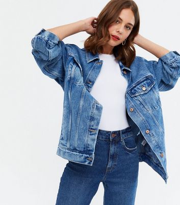 New look denim sales jacket ladies