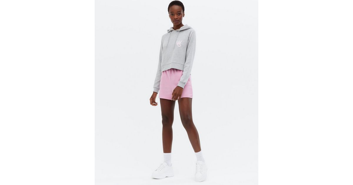 Tall Pale Pink Jersey Shorts New Look