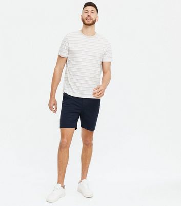 mens chino shorts navy