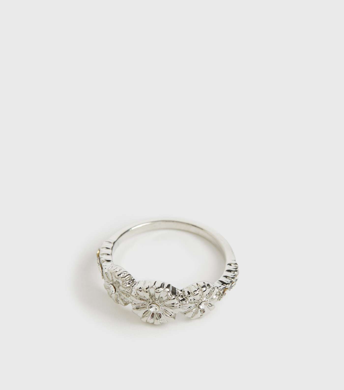 Silver Daisy Ring 