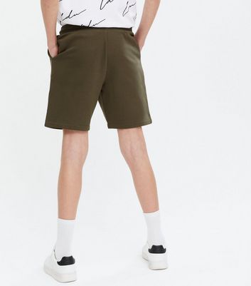 drawstring khaki shorts