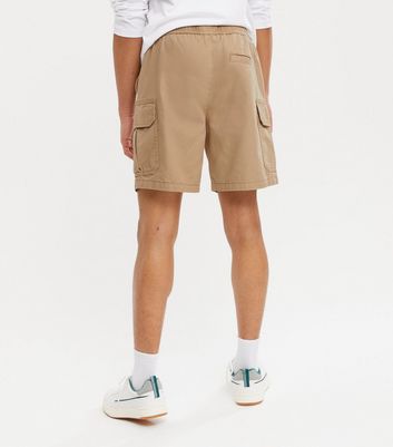 elasticated cargo shorts