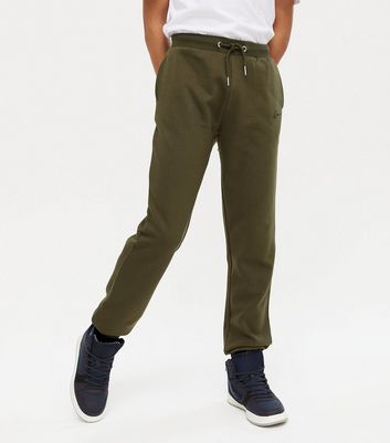boys khaki joggers
