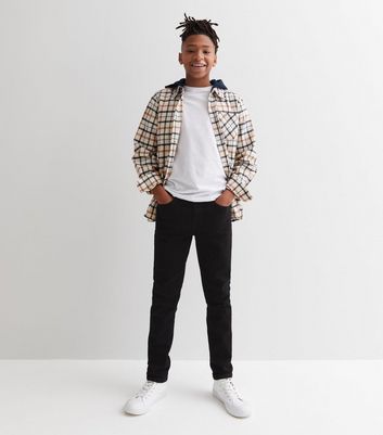 Boys Black Skinny Jeans