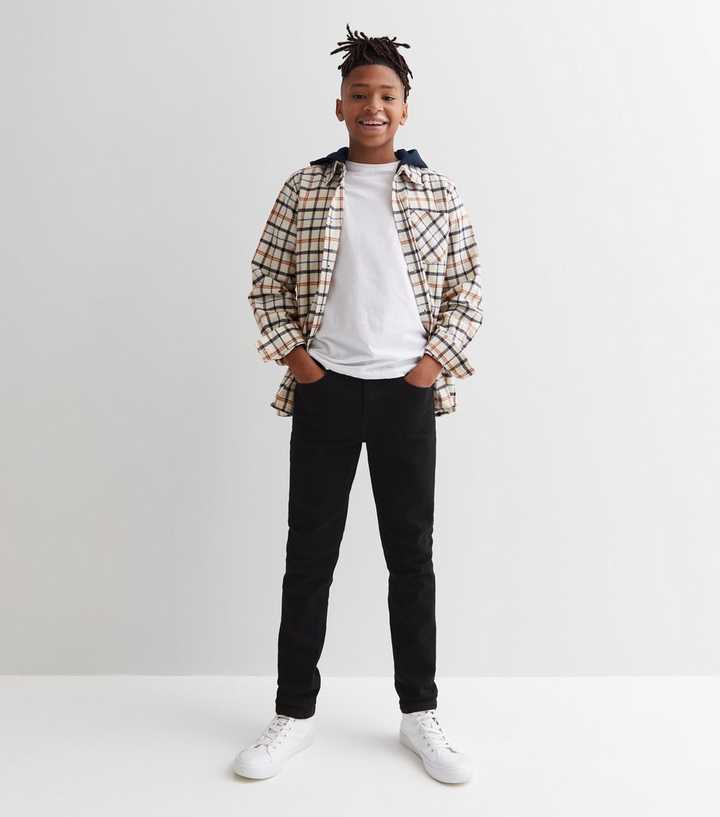 Boys Black Skinny Jeans