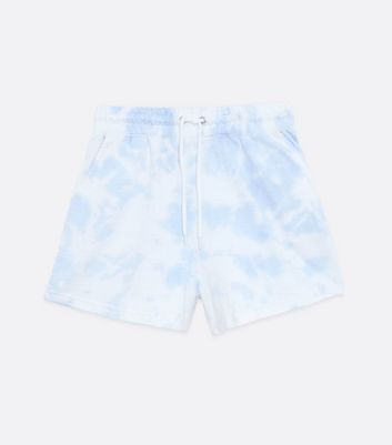 Blue tie 2024 dye shorts