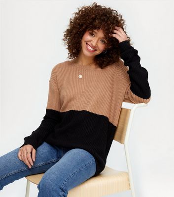 camel coloured knitwear