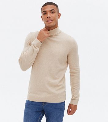 Polo neck outlet jumpers for men