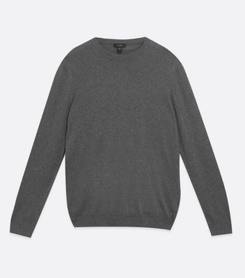 grey crew neck jumper